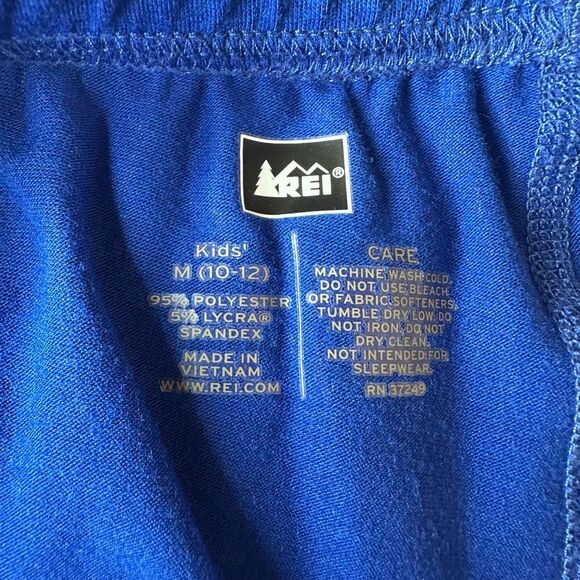 REI CO-OP Pajama Base Layer Set Kids Size M/10-12 - Picture 9 of 11